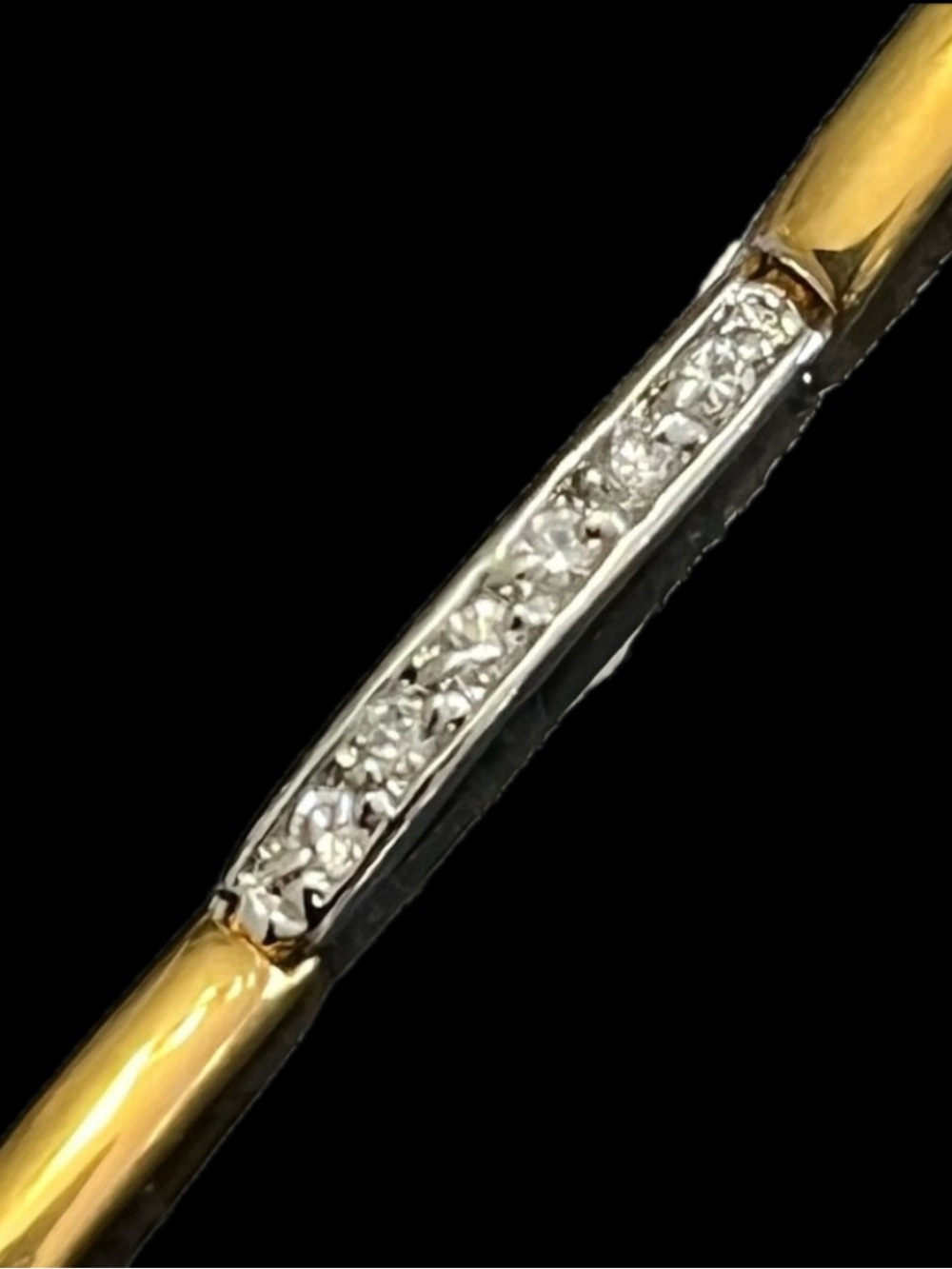 Anklet cz cubic zirconia pave set Tennis line gold ankle vintage link Bracelet